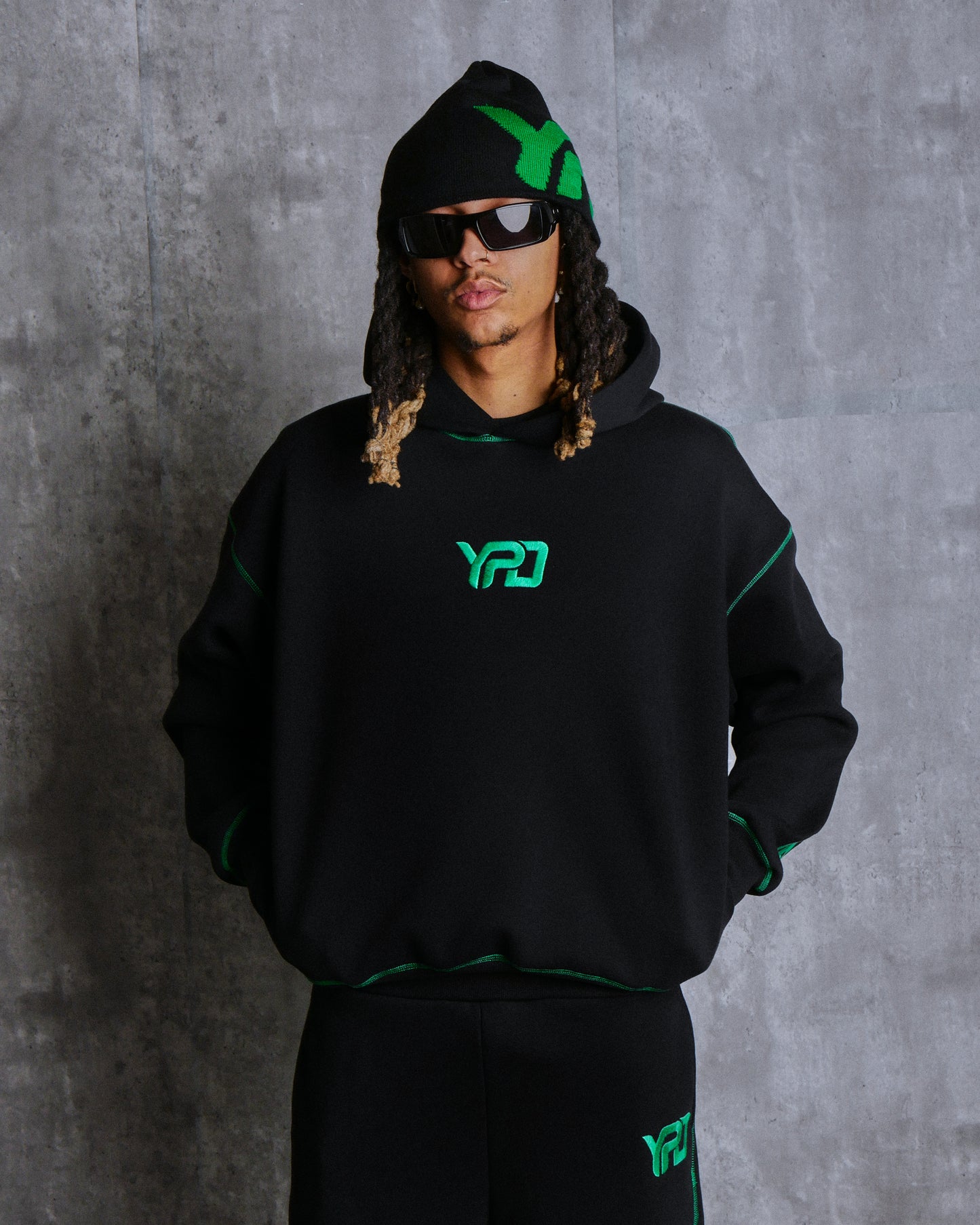 YPD Green Stitch Tracksuit (Unisex)