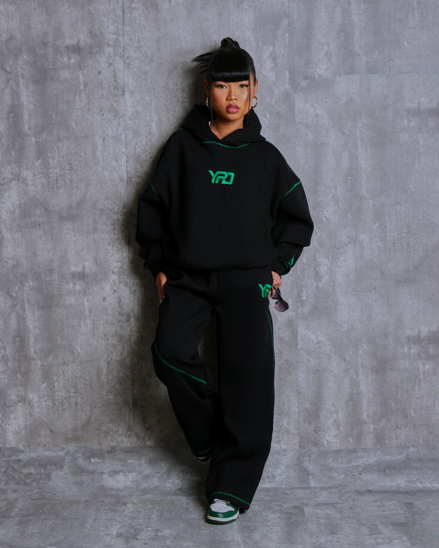 YPD Green Stitch Tracksuit (Unisex)