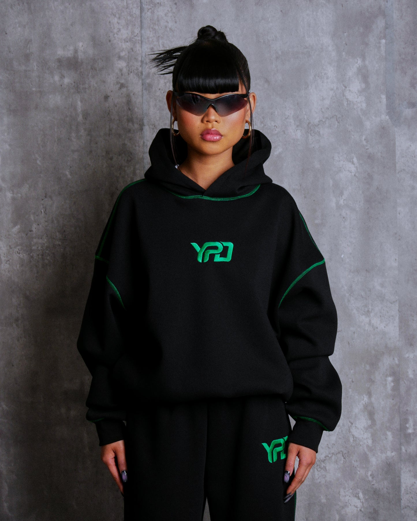 YPD Green Stitch Tracksuit (Unisex)